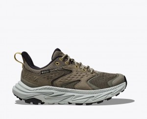 HOKA Anacapa 2 Low GTX Kids' Hiking Shoes Olive | 82450BTMP