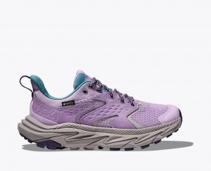 HOKA Anacapa 2 Low GTX Kids' Hiking Shoes Light Purple | 91387TCVE