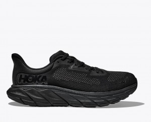 HOKA Arahi 7 Men's Running Shoes Black | 68354AEMP