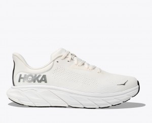 HOKA Arahi 7 Men's Running Shoes White | 43815CAFW