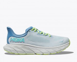 HOKA Arahi 7 Women's Running Shoes Light Blue | 38407PZLQ