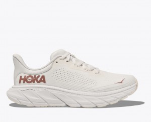 HOKA Arahi 7 Women's Running Shoes White | 07431XZWR