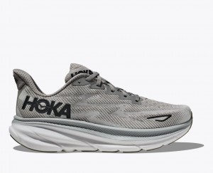 HOKA Clifton 9 Men's Running Shoes Grey | 41905LVMT