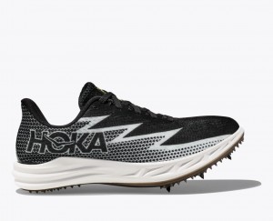 HOKA Crescendo MD Women's Track Spikes Black / White | 06297GKQL