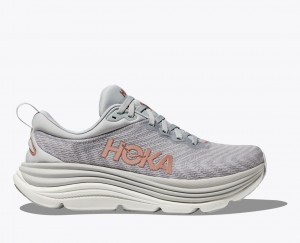 HOKA Gaviota 5 Women's Running Shoes Grey | 19832PFZX