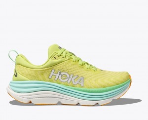 HOKA Gaviota 5 Women's Running Shoes Light Green | 94508BWCO