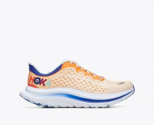 HOKA Kawana Men's Sneakers Orange / White | 03752KDXW