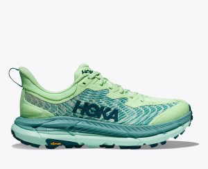 HOKA Mafate Speed 4 Women's Trail Running Shoes Green | 48296HAZI