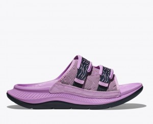 HOKA Ora Luxe Men's Slide Pink | 78913OAFB