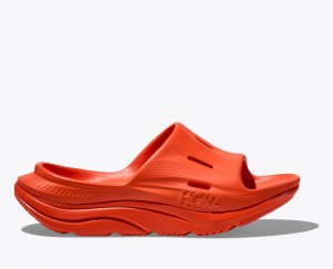 HOKA Ora Recovery 3 Men's Slide Red | 10386AGCK