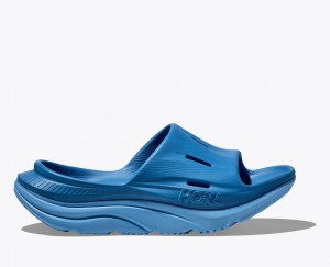 HOKA Ora Recovery 3 Women's Slide Dark Blue | 52013XRGP