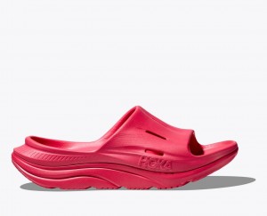 HOKA Ora Recovery 3 Women's Slide Red | 92875TIOR