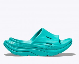 HOKA Ora Recovery 3 Women's Slide Turquoise | 53480ACFR