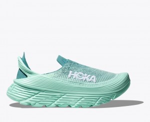 HOKA Restore TC Men's Walking Shoes Mint | 82173XUBS