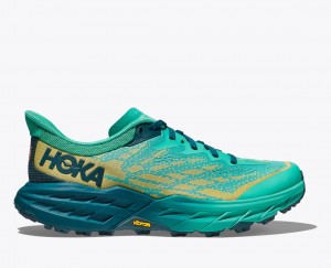 HOKA Speedgoat 5 Women's Trail Running Shoes Deep Turquoise | 72406NHEI