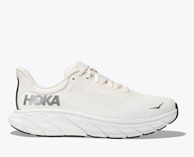 HOKA Arahi 7 Men\'s Running Shoes White | 43815CAFW