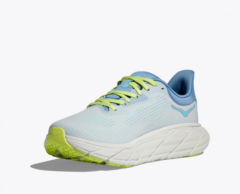 HOKA Arahi 7 Women's Running Shoes Light Blue | 38407PZLQ