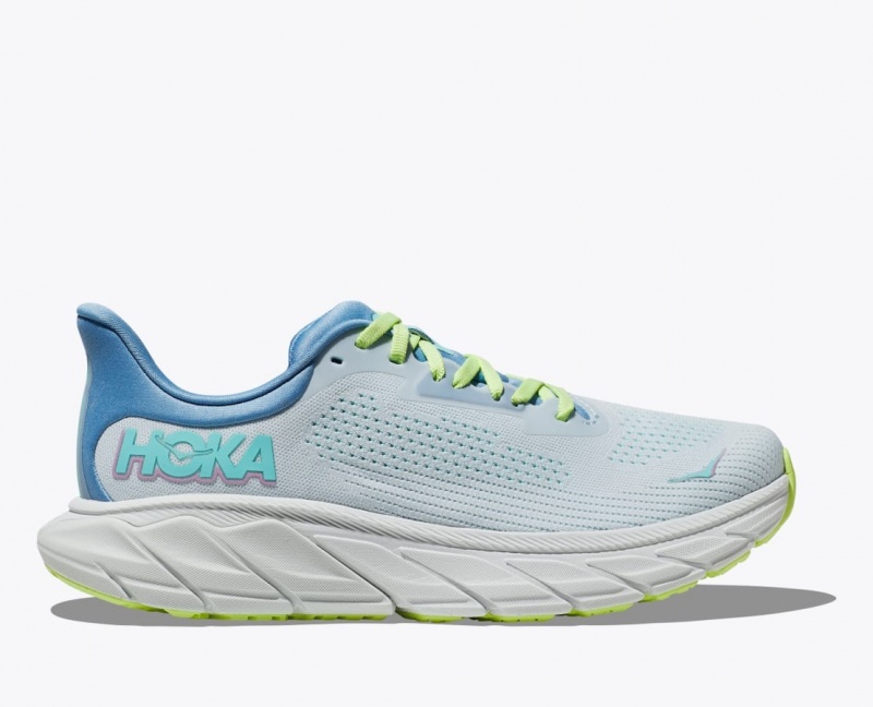 HOKA Arahi 7 Women\'s Running Shoes Light Blue | 38407PZLQ