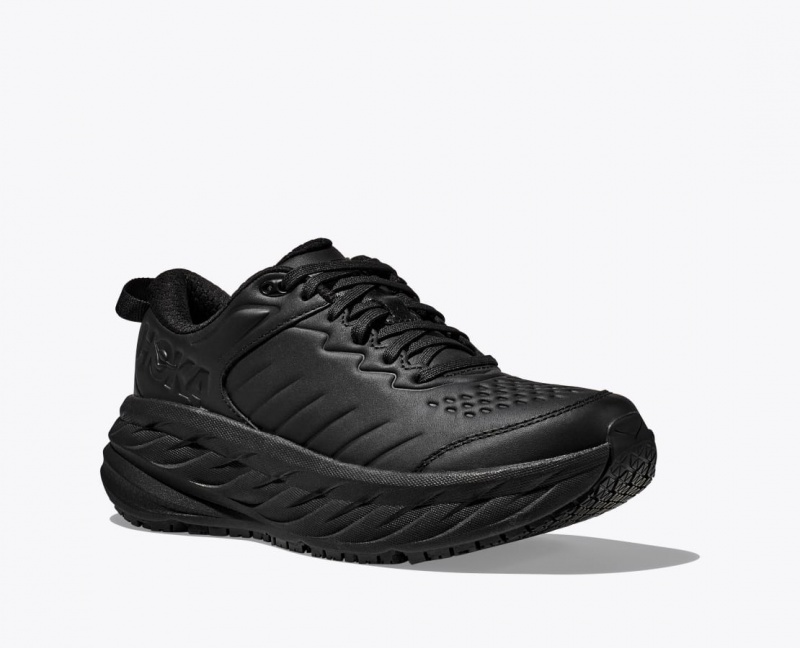 HOKA Bondi SR Men's Running Shoes Black | 31476IODN