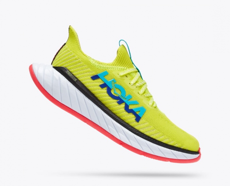 HOKA Carbon X 3 Women's Running Shoes Green / Turquoise | 68975FYSC