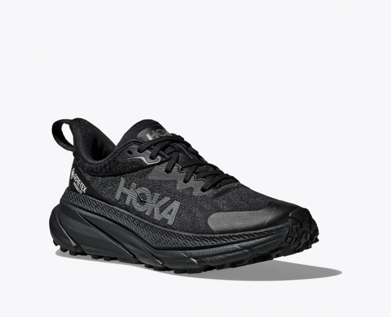 HOKA Challenger 7 GTX Men's Trail Running Shoes Black | 68243HPZS