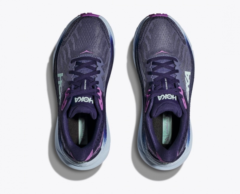 HOKA Challenger 7 Women's Trail Running Shoes Purple | 31978NKWQ