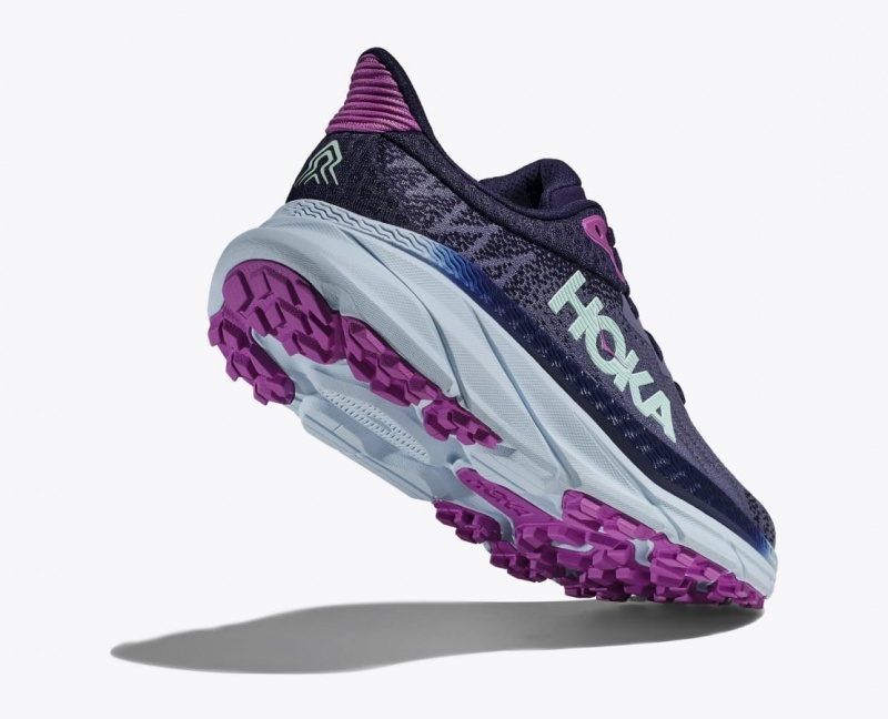 HOKA Challenger 7 Women's Trail Running Shoes Purple | 31978NKWQ