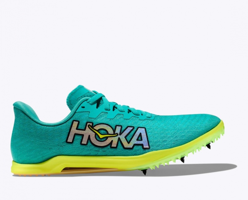 HOKA Cielo X 2 MD Women\'s Track Spikes Turquoise | 28794RPOV