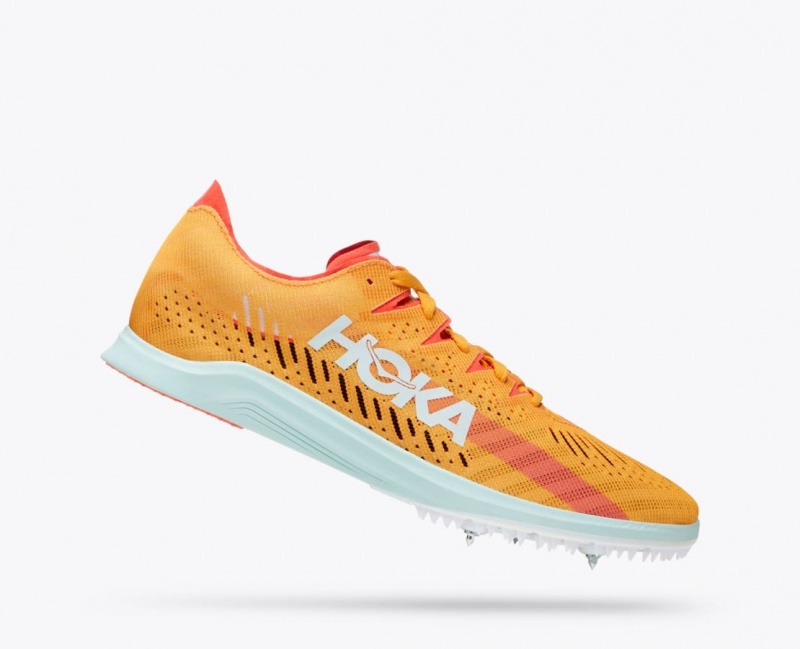 HOKA Cielo X LD Men's Track Spikes Orange | 56320CVZR