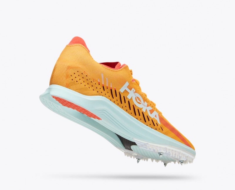 HOKA Cielo X LD Men's Track Spikes Orange | 56320CVZR