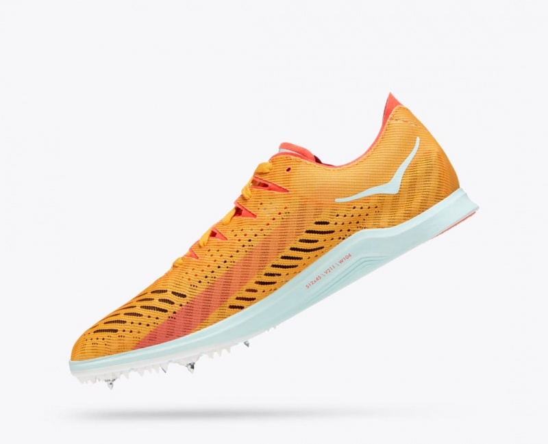 HOKA Cielo X LD Men's Track Spikes Orange | 56320CVZR