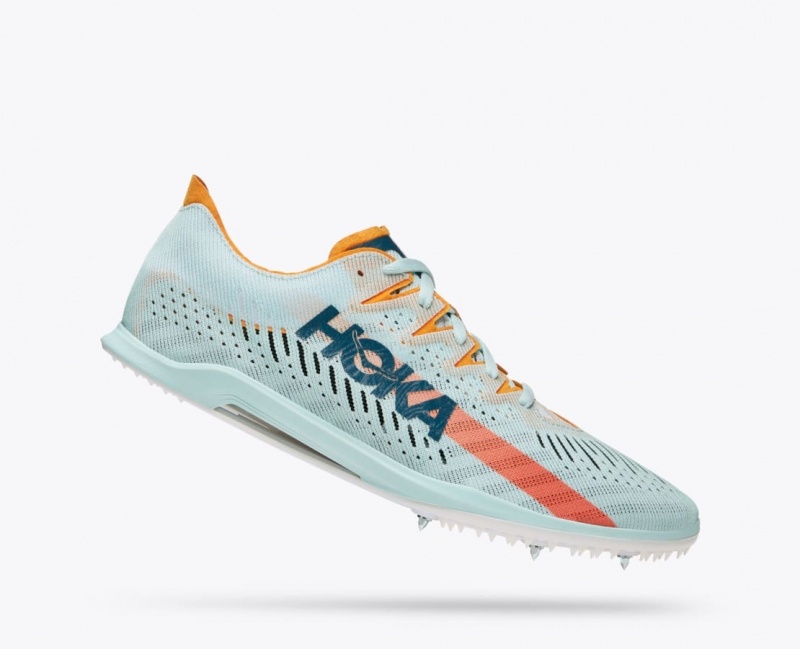 HOKA Cielo X MD Men's Track Spikes Light Turquoise | 36794BCNS