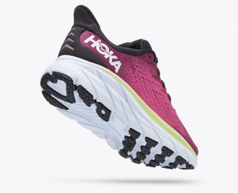 HOKA Clifton 8 Women's Running Shoes Light Burgundy | 25870NFTV