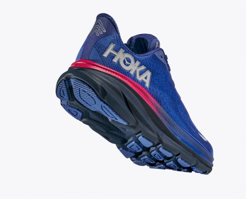 HOKA Clifton 9 GTX Women's Running Shoes Blue | 53820EBTU