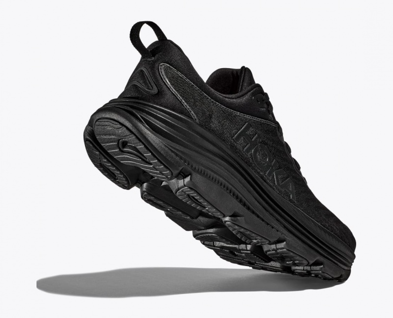 HOKA Gaviota 5 Men's Running Shoes Black | 87523YMPX