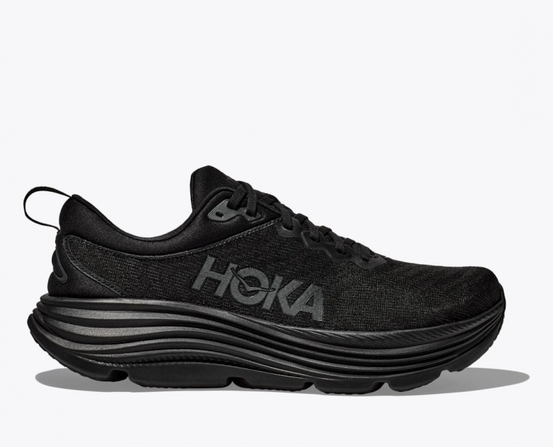 HOKA Gaviota 5 Men\'s Running Shoes Black | 87523YMPX