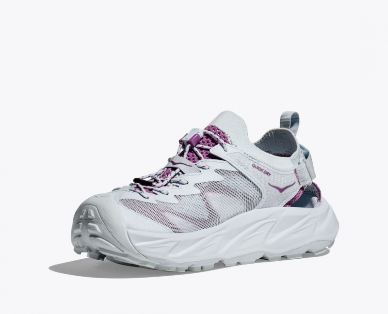 HOKA Hopara 2 Women's Sandals Grey / Purple | 69120MFKB