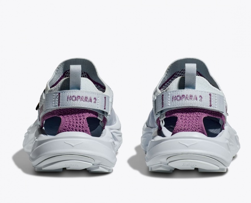 HOKA Hopara 2 Women's Sandals Grey / Purple | 69120MFKB