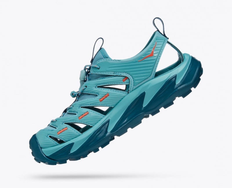 HOKA Hopara Women's Sandals Blue | 69521TVWM