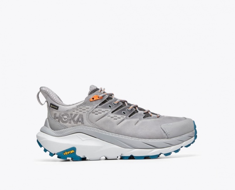 HOKA Kaha 2 Low GTX Men\'s Hiking Shoes Grey | 86034KPSG