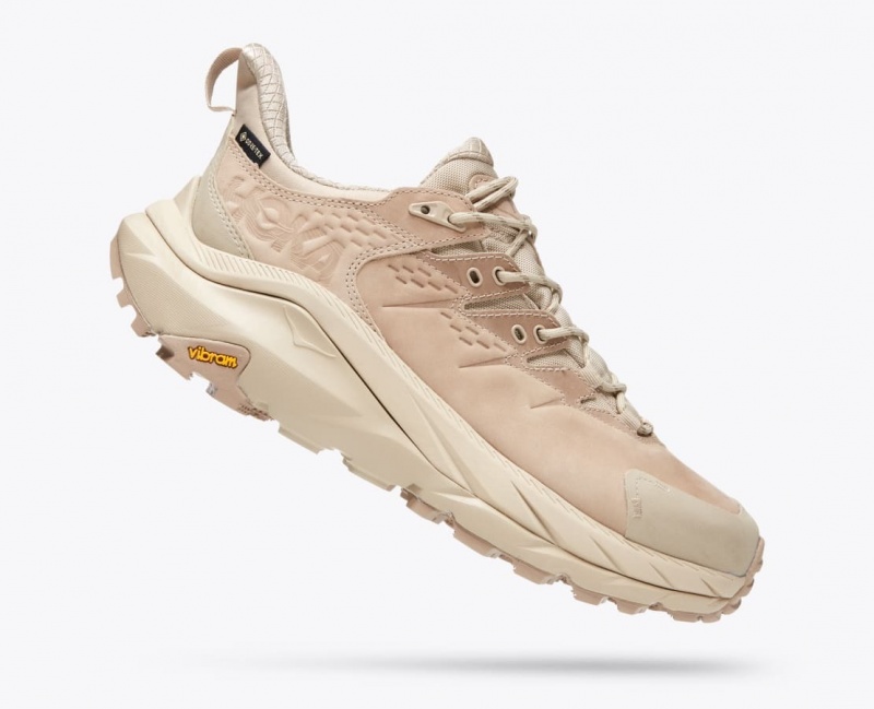 HOKA Kaha 2 Low GTX Women's Hiking Shoes Beige / Khaki | 23098MYPH