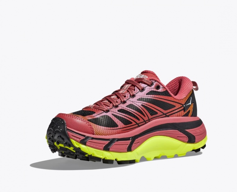 HOKA Mafate Speed 2 Men's Sneakers Red / Black | 32905ZPDQ