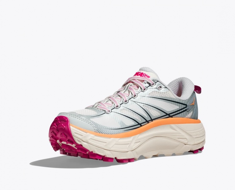 HOKA Mafate Speed 2 Women's Sneakers White / Grey / Orange | 98357KNWT