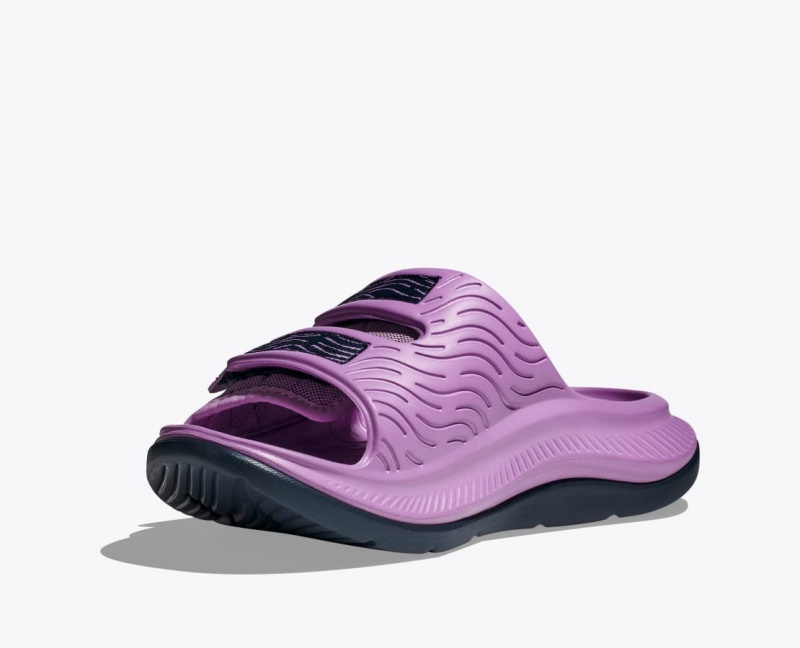 HOKA Ora Luxe Men's Slide Pink | 78913OAFB