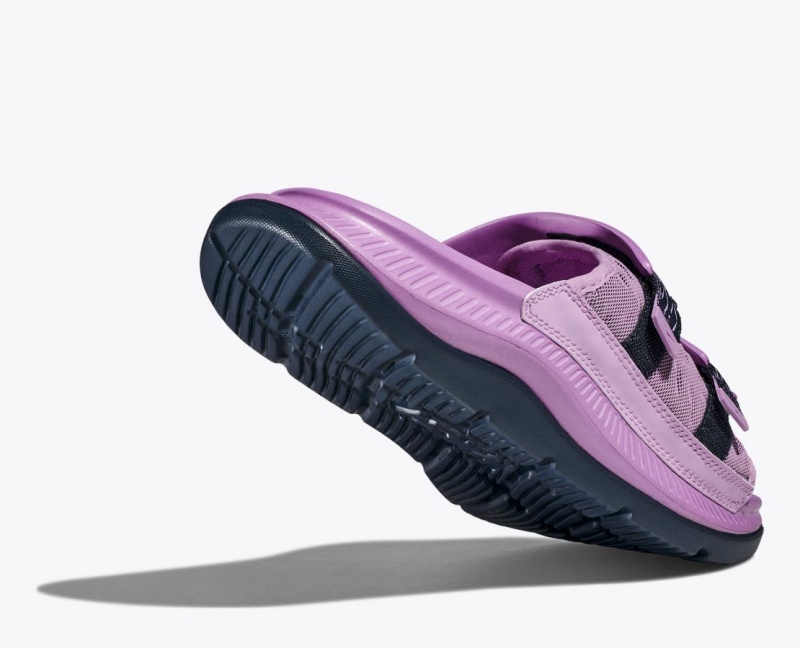 HOKA Ora Luxe Men's Slide Pink | 78913OAFB