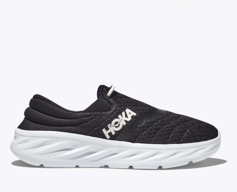 HOKA Ora Recovery 2 Women\'s Slip On Shoes Black | 94310KYIV