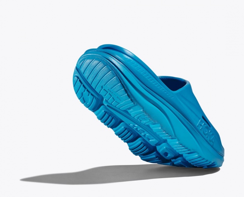 HOKA Ora Recovery 3 Women's Slide Blue | 06549KNXA