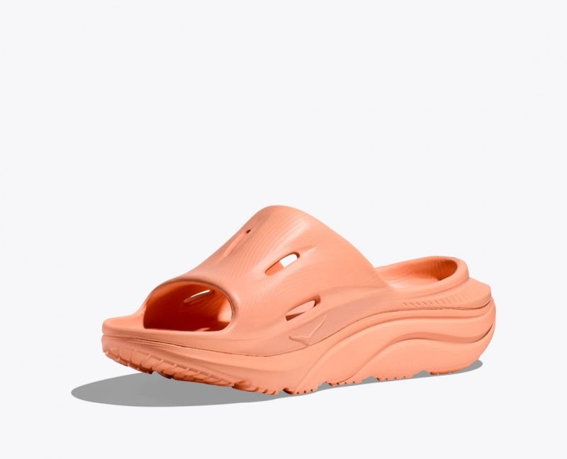 HOKA Ora Recovery 3 Women's Slide Dark Orange | 74829WZFB