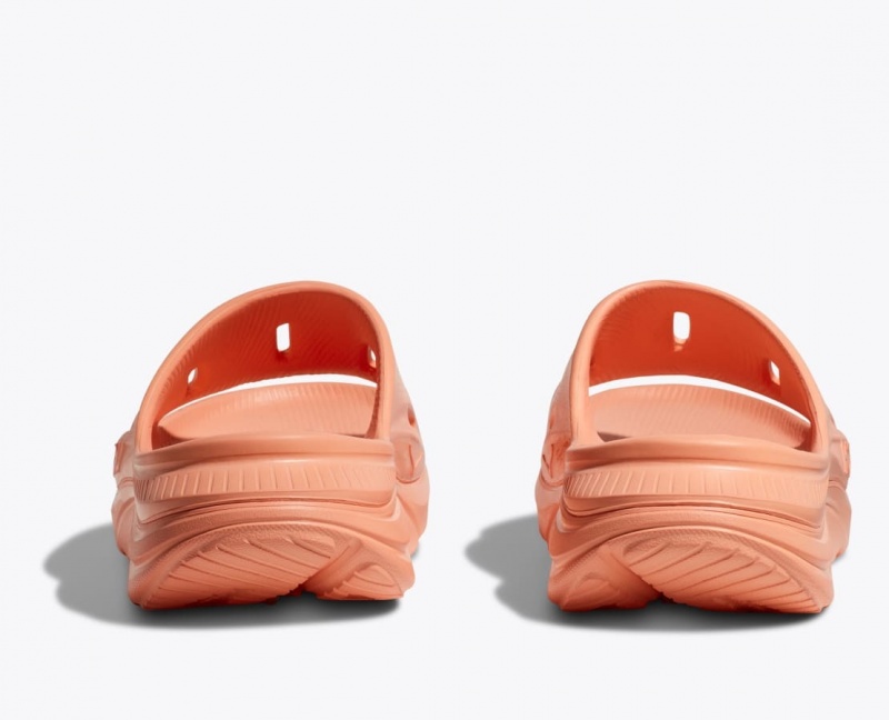 HOKA Ora Recovery 3 Women's Slide Dark Orange | 74829WZFB