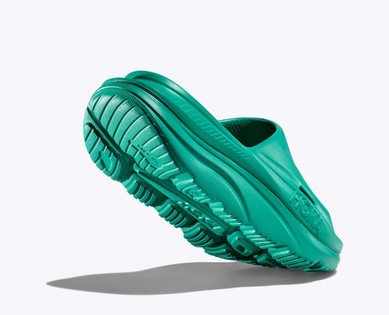 HOKA Ora Recovery 3 Women's Slide Dark Turquoise | 46937FICA